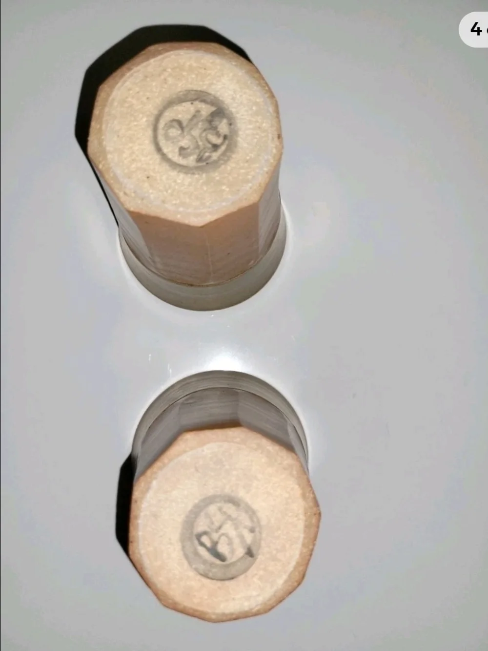 Handmade Terracotta Ceramic Cups - Set of 2